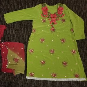 Indian Pakistani dress farshi salwar Kameez
